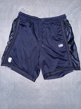 NBA Youth Athletic Shorts Size M Navy Blue Basketball Training Shorts